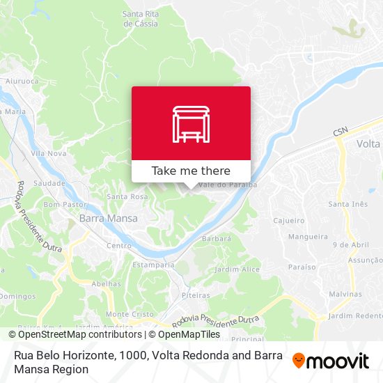 Rua Belo Horizonte, 1000 map