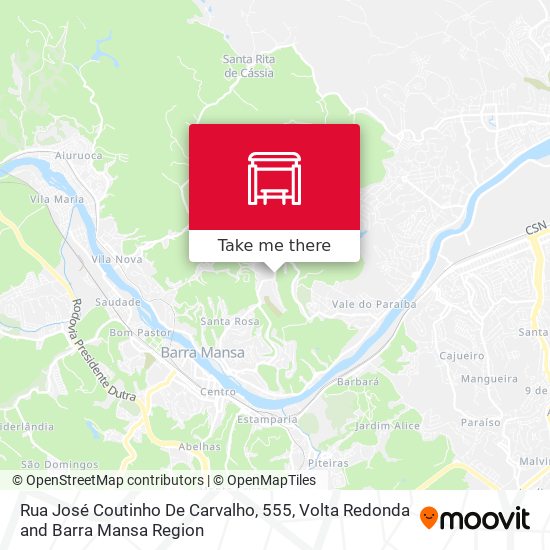 Rua José Coutinho De Carvalho, 555 map
