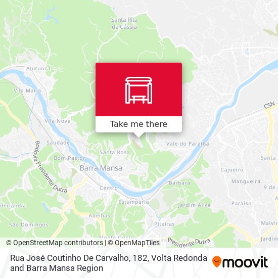 Rua José Coutinho De Carvalho, 182 map