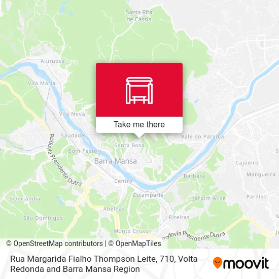 Rua Margarida Fialho Thompson Leite, 710 map