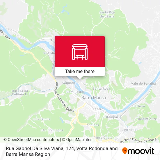 Rua Gabriel Da Silva Viana, 124 map