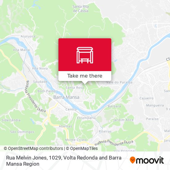 Mapa Rua Melvin Jones, 1029