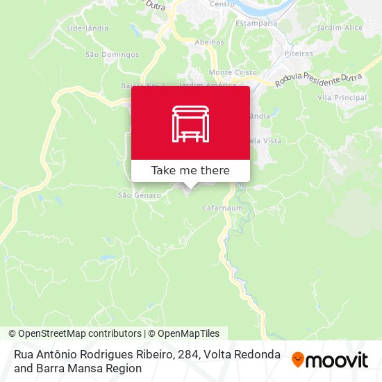 Rua Antônio Rodrigues Ribeiro, 284 map