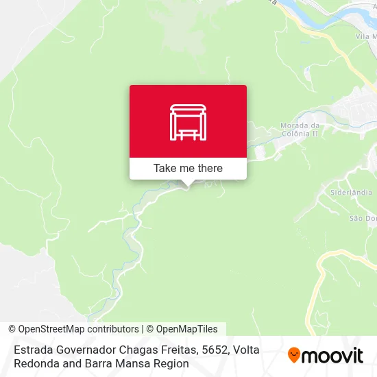 Estrada Governador Chagas Freitas, 5652 map