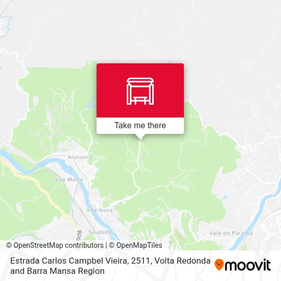 Estrada Carlos Campbel Vieira, 2511 map