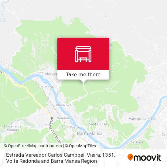 Estrada Vereador Carlos Campbell Vieira, 1351 map