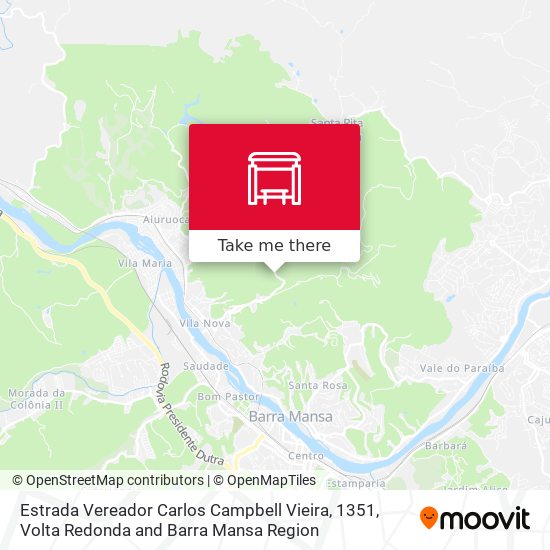 Estrada Vereador Carlos Campbell Vieira, 1351 map