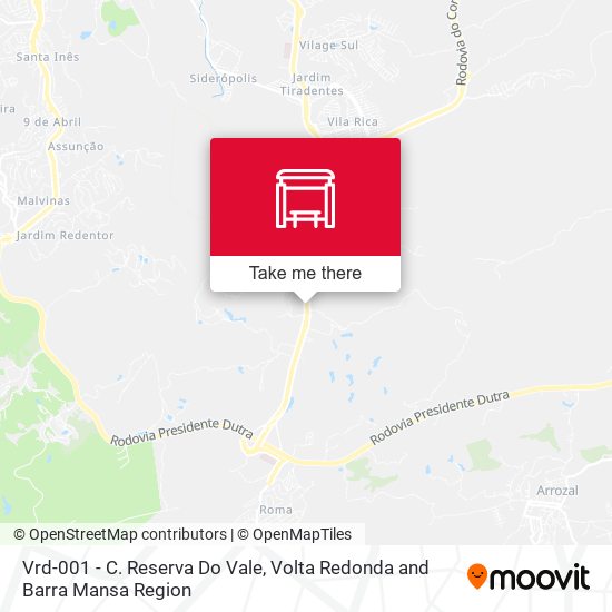 Vrd-001 - C. Reserva Do Vale map