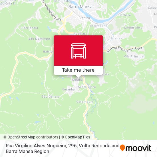 Rua Virgilino Alves Nogueira, 296 map