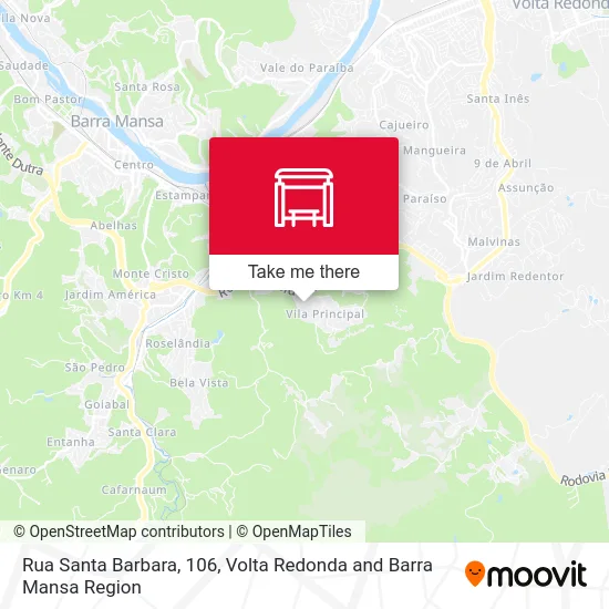 Rua Santa Barbara, 106 map