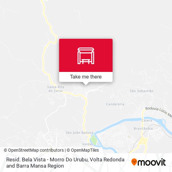 Resid. Bela Vista - Morro Do Urubu map