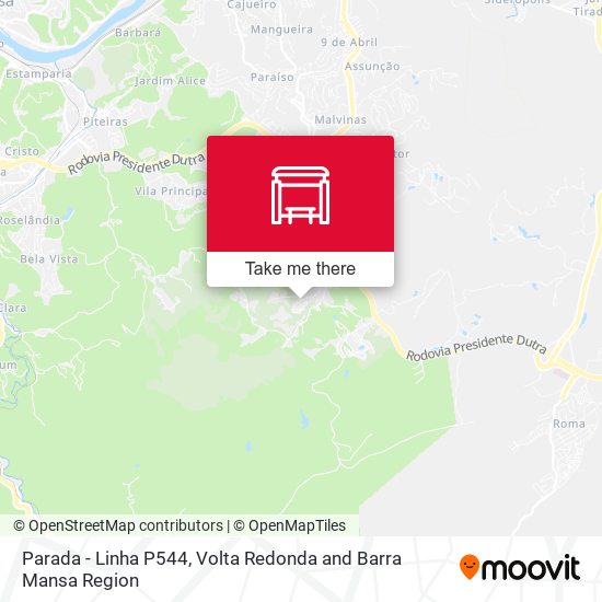 Parada - Linha P544 map