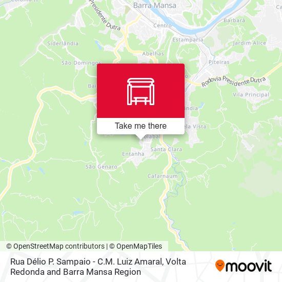 Rua Délio P. Sampaio - C.M. Luiz Amaral map