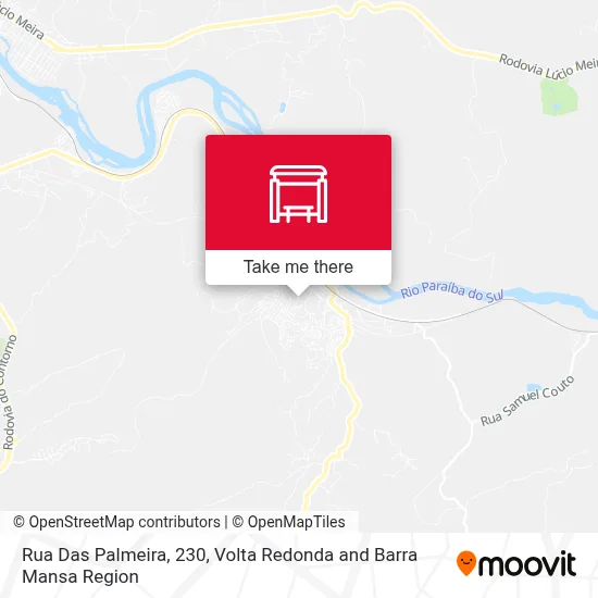 Rua Das Palmeira, 230 map