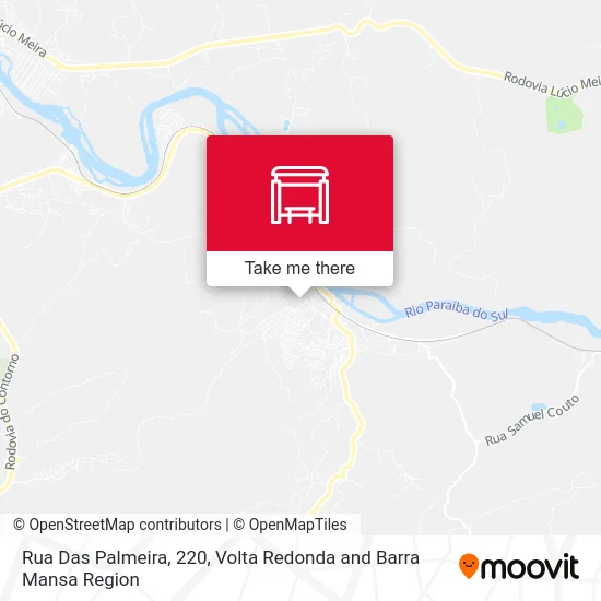 Rua Das Palmeira, 220 map