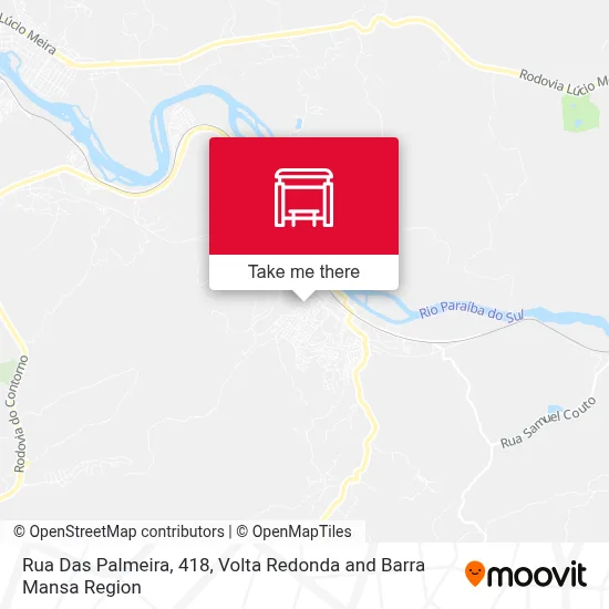 Rua Das Palmeira, 418 map