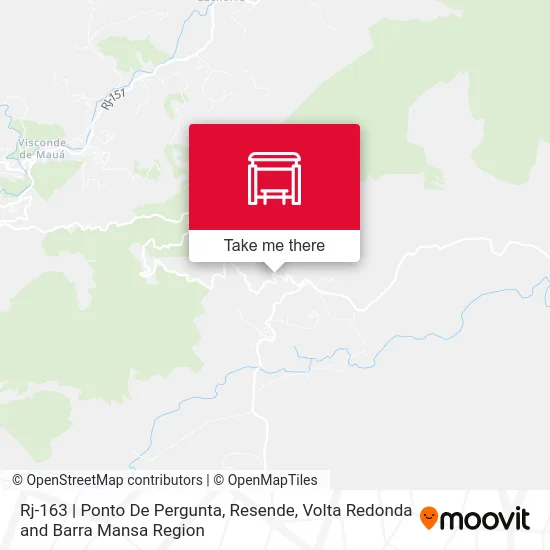 Rj-163 | Ponto De Pergunta, Resende map