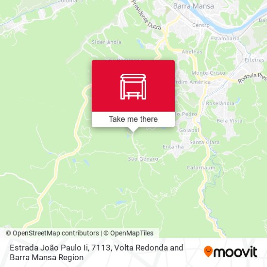 Estrada João Paulo Ii, 7113 map