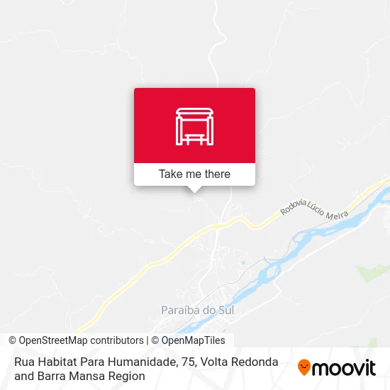 Rua Habitat Para Humanidade, 75 map