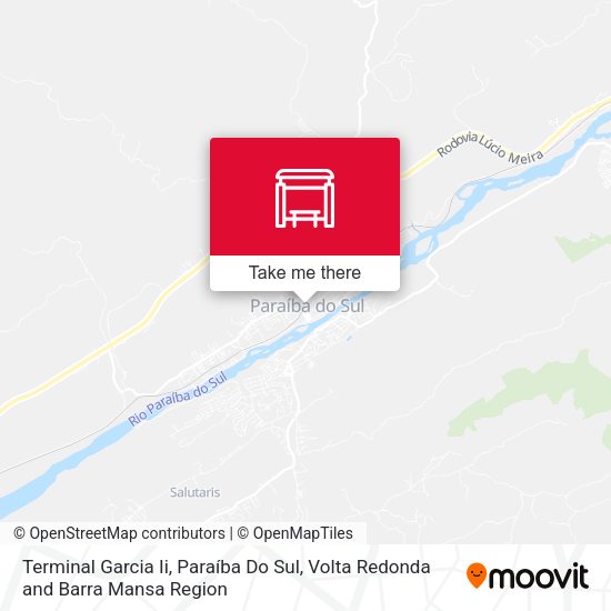 Terminal Garcia Ii, Paraíba Do Sul map