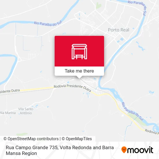 Rua Campo Grande 735 map