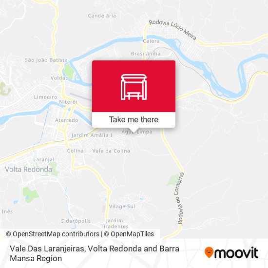 Vale Das Laranjeiras map