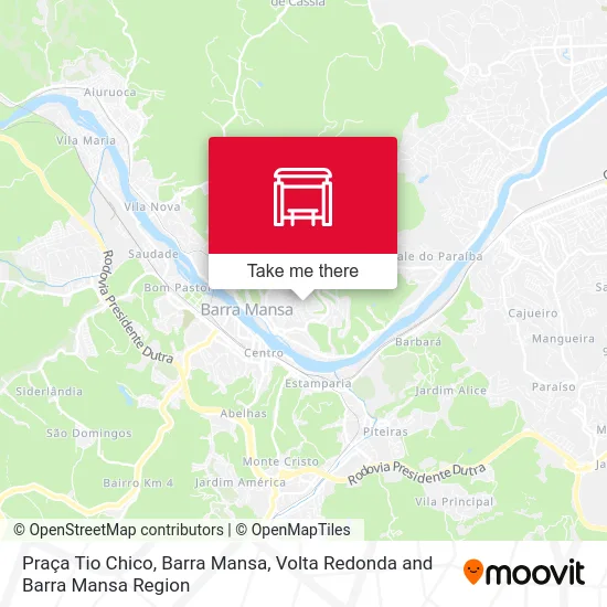 Praça Tio Chico, Barra Mansa map