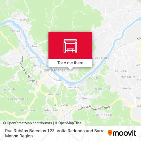 Rua Rubéns Barcelos 123 map