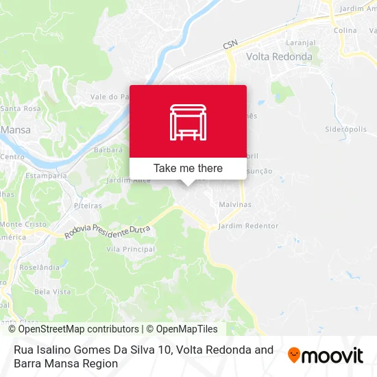 Rua Isalino Gomes Da Silva 10 map