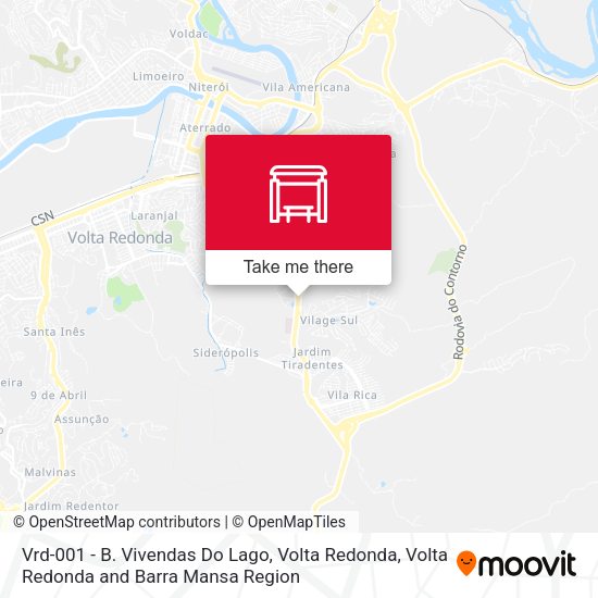 Vrd-001 - B. Vivendas Do Lago, Volta Redonda map