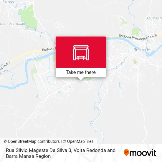 Rua Silvio Mageste Da Silva 3 map