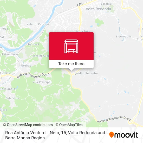 Rua Antônio Venturelli Neto, 15 map