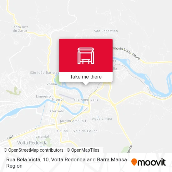 Rua Bela Vista, 10 map