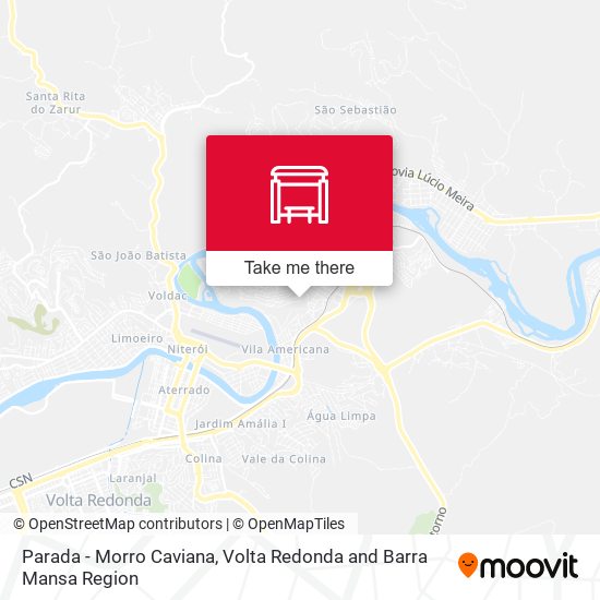Parada - Morro Caviana map