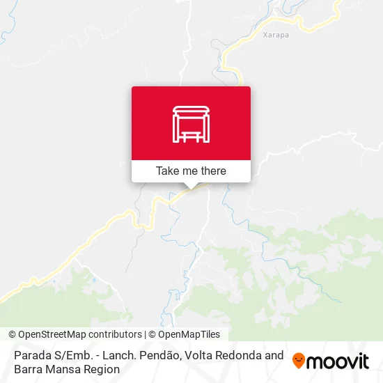 Parada S/Emb. - Lanch. Pendão map