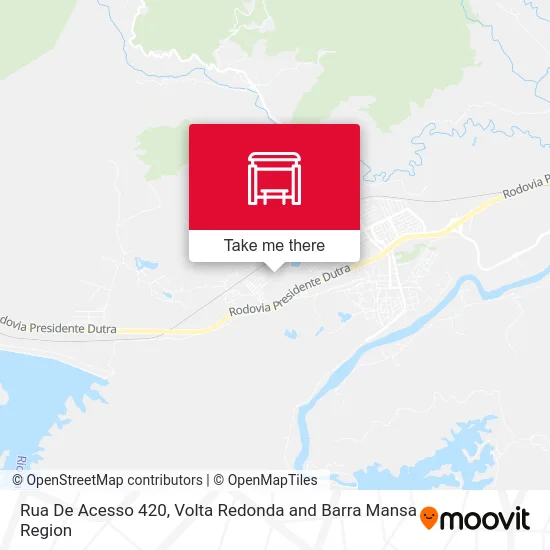 Rua De Acesso 420 map