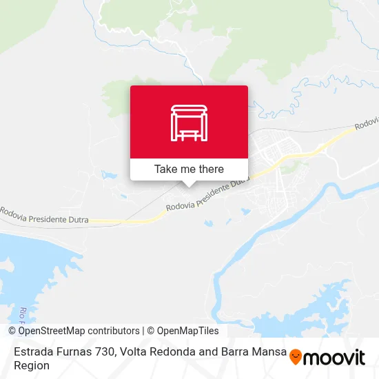 Estrada Furnas 730 map