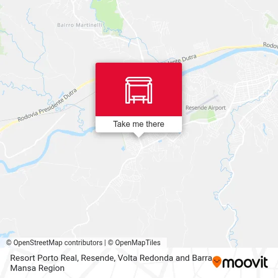 Resort Porto Real, Resende map