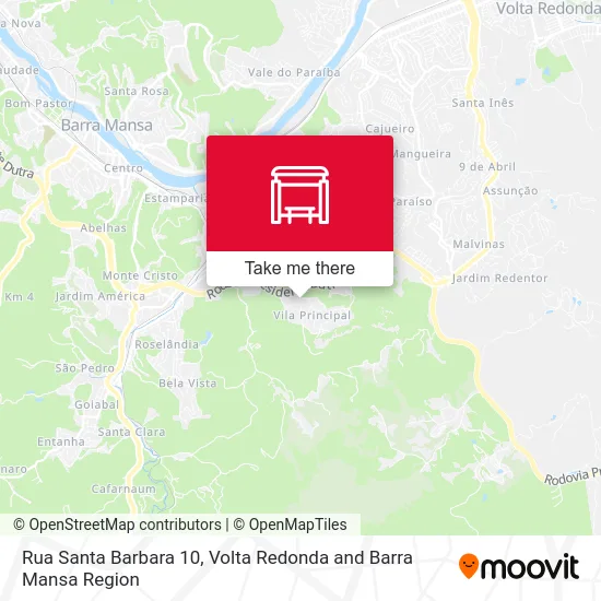 Rua Santa Barbara 10 map