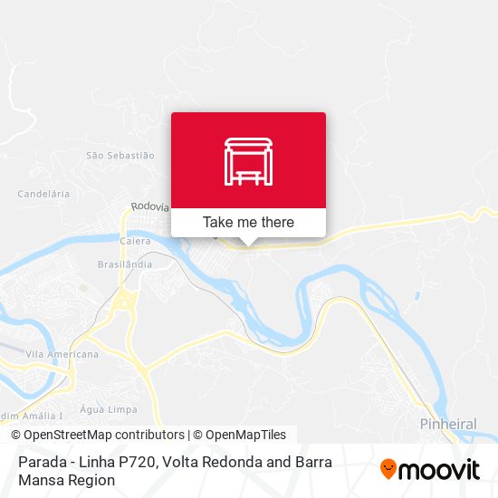 Mapa Parada - Linha P720