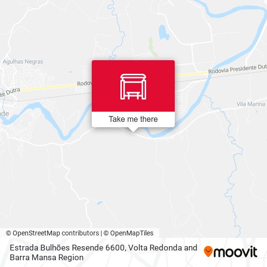 Estrada Bulhões Resende 6600 map
