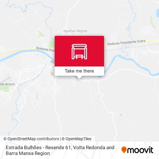 Estrada Bulhões - Resende 61 map