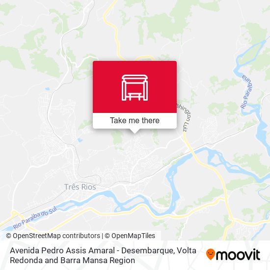 Avenida Pedro Assis Amaral - Desembarque map