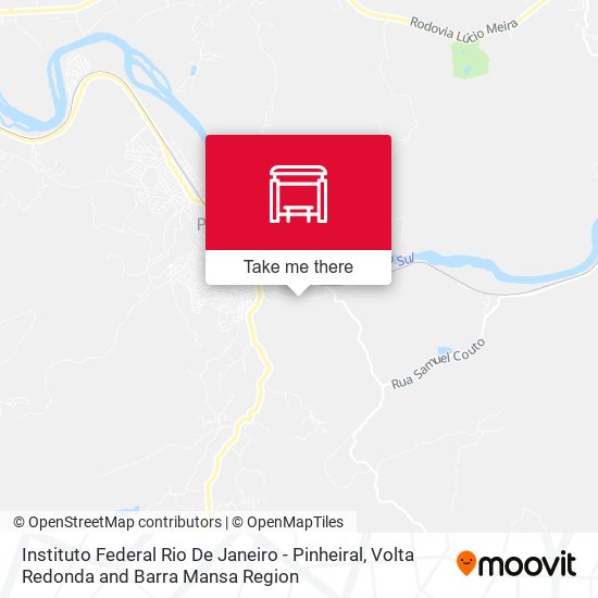 Instituto Federal Rio De Janeiro - Pinheiral map