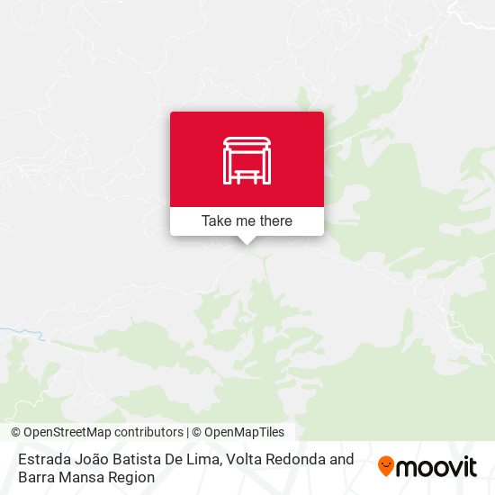 Mapa Estrada João Batista De Lima