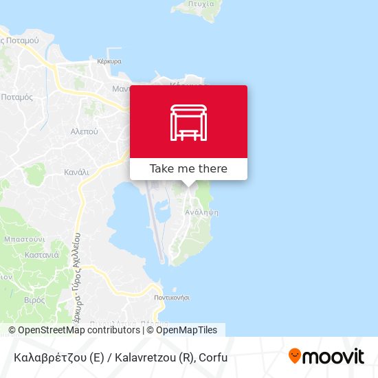 Καλαβρέτζου (E) / Kalavretzou (R) map