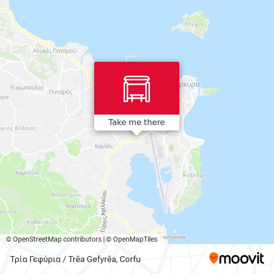 Τρία Γεφύρια / Trēa Gefyrēa map