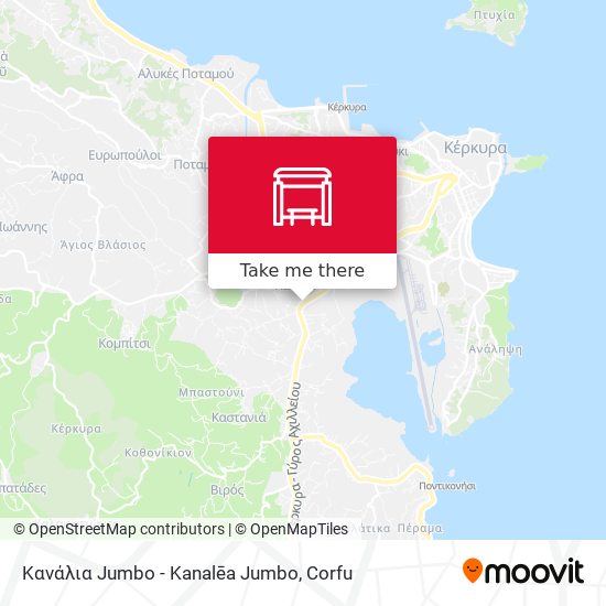 Κανάλια Jumbo - Kanalēa Jumbo map