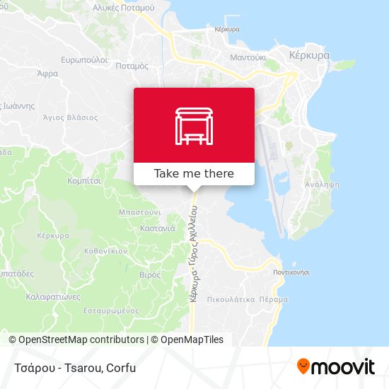 Τσάρου - Tsarou map
