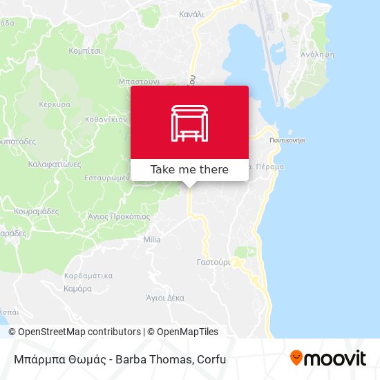 Μπάρμπα Θωμάς - Barba Thomas map